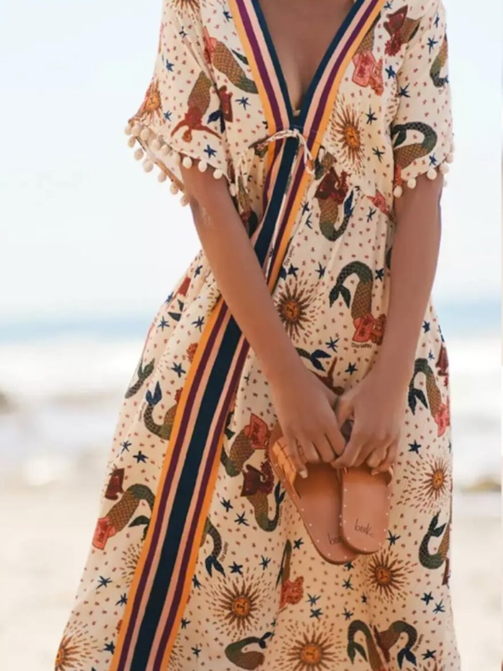 Farm Rio Mermaid Print Cover-Up - Picture 2 of 10